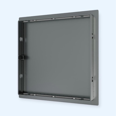 L3030N gray Люк ревизионный LN фланец 300х300 нажимной 327х327 пластик gray EVECS